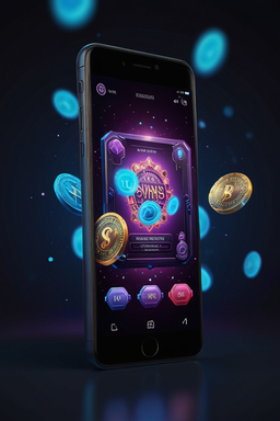 Smartphone con app Casinado