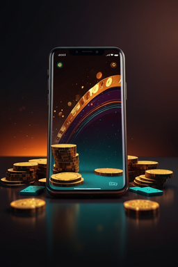 Smartphone con app Casinado